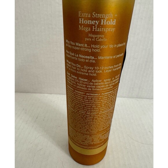 NEW OGX Honey Hold Extra Strength Mega Amber Extract Hairspray 8oz - Picture 4 of 6